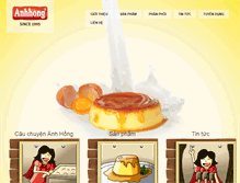 Tablet Screenshot of anhhongfood.com